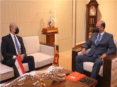 رئيس سريلانكا وكبار مسؤوليها يلتقون سفير مصر لتعزيز التعاون الثنائي‎‎