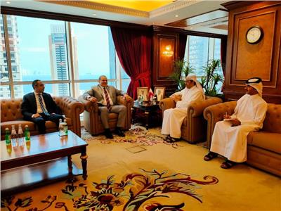 سعفان يبحث مع وزير عمل قطر تذليل العقبات أمام العمالة المصرية