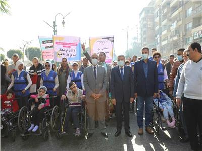 محافظ المنيا يشهد الاحتفال باليوم العالمي لذوي الإعاقة   