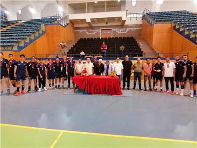  الفائزيين  ببطولة الكرة الطائرة للجامعات على مستوى الطلبة والطالبات 