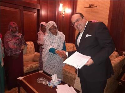 السفير المصري في الخرطوم يستقبل مجموعة من الكوادر الإعلامية السودانية