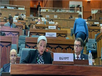 وزيرة البيئة تستعرض برنامج الرئاسة المصرية للمبادرات الأفريقية فى مؤتمر المناخ 