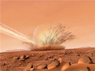 اصطدام ضخم على سطح المريخ يوثق لأول مرة على الإطلاق