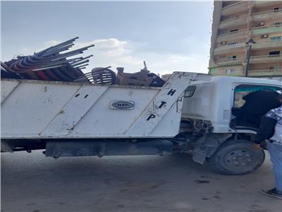 إزالة 629 حالة إشغال  من الشوارع والميادين الحيوية بمدينة بنى سويف
