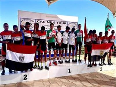 منتخب الدراجات يفوز بفضية طواف النيل الدولي