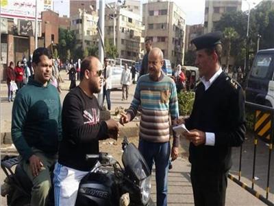 تحرير 585 مخالفات لقائدي الدراجات النارية لعدم ارتداء «الخوذة»
