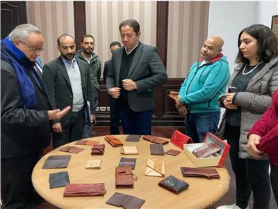 مدير مكتبة الإسكندرية يتفقد قصر خديجة بحلوان 