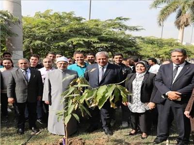 انطلاق مبادرة «هنجملها» بجامعة الأزهر بزراعة 1000 شجرة مثمرة