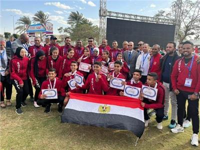 مصر تحصد 5 ميداليات في منافسات الفرق بالبطولة العربية لاختراق الضاحية القاهرة 2023