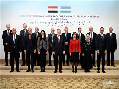 لقاء رئيس أوزبكستان برجال أعمال مصريين يثمر عن 20 إتفاقية  بقيمة 1.6 مليار دولار