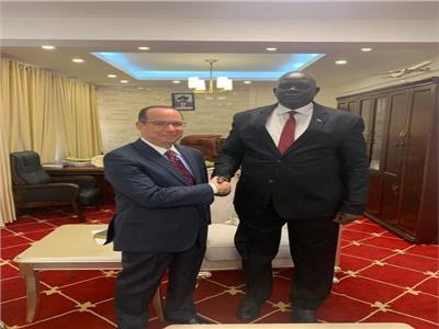 السفير المصرى بجنوب السودان يلتقى القائم بأعمال وزير الخارجية والتعاون الدولي