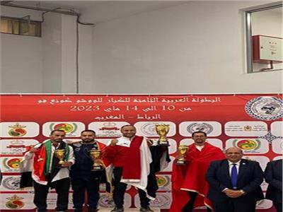 مصر تحصد 22 ميدالية ذهبية وتتوج بكأس البطولة العربية للكونغ فو للكبار بالمغرب