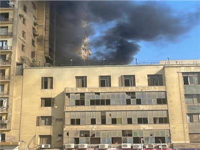 نشوب حريق في أحد المخازن بشارع ٢٦ يوليو في القاهرة.. دون خسائر في الأرواح