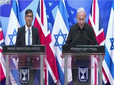رئيس الوزراء الإسرائيلي مع نظيره البريطاني: حرب غزة ستطول