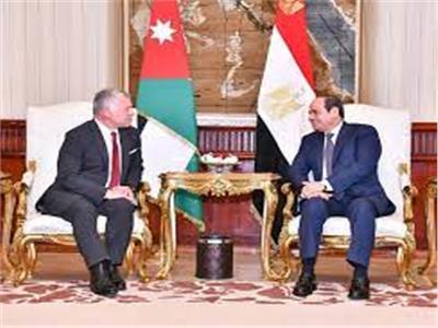 الرئيس السيسي  يلتقى ملك الأردن على هامش القمة العربية الإسلامية المشتركة