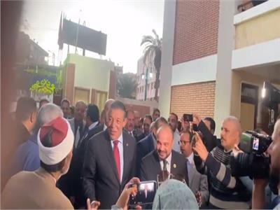 المرشح الرئاسي حازم عمر يتفقد اللجان الانتخابية في المنيا