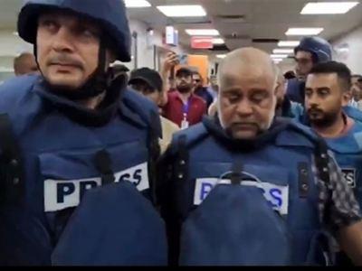 استشهاد نجل الصحفى وائل الدحدوح ومصطفي الثريا فى قصف إسرائيلى على خان يونس