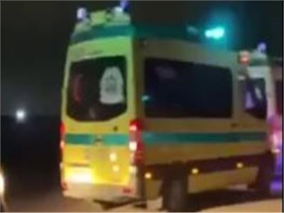     إصابة 13 شخص في حادث انقلاب سيارة ميكروباص بالمنيا
