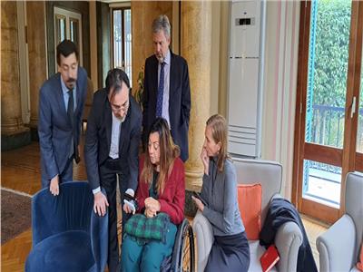 «القومى للإعاقة» يناقش مع سفير إيطاليا بالقاهرة التعاون بين الطرفين