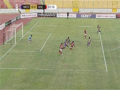 شوط أول سلبي بين النادي الأهلي وميدياما بدوري أبطال أفريقيا