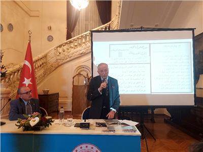 سفارة تركيا تعقد ندوة لكاتب النشيد الوطني التركى