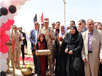 قوات شرق القناة لمكافحة الإرهاب تفتتح مدرسة "الجوفة" للتعليم الأساسى بوسط  سيناء