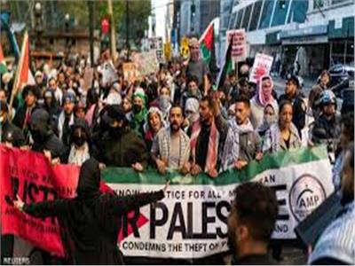 مظاهرات داعمة لفلسطين في عدة جامعات أمريكية