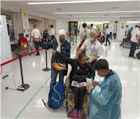 بعثة المنتخبات البارالمبية تصل طوكيو بعد رحلة شاقة
