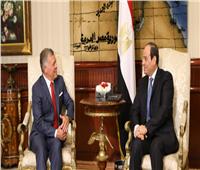 الرئيس السيسي يجري مباحثات ثنائية مع ملك الأردن