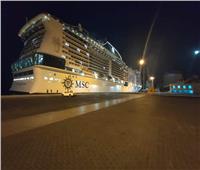 السفينة السياحية Msc BELLSSIMA  تغادر ميناء سفاجا البحري 