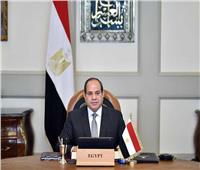 الرئيس: مصر تمتلك  بنية وطنية ثرية تعمل على تعزيز احترام وحماية حقوق الإنسان 