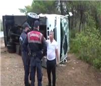 إصابة 7 سياح روس فى حادث مرورى جنوب تركيا