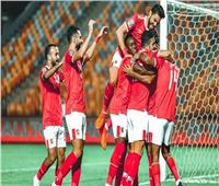 محمد شريف يسجل الهدف الأول للأهلي في مرمي الحرس الوطني