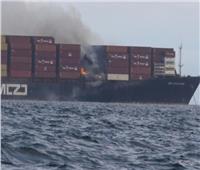 حريق فى سفينة حاويات مواد كيميائية قرب سواحل كندا