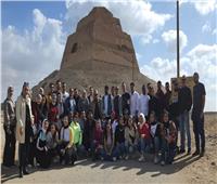 وفد من جامعة الإسكندرية يزور معالم بني سويف الأثرية والتاريخية