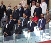 ديل بييرو وبيكهام وماسكيرانو في مدرجات نهائي كأس العرب