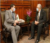 وزير الزراعة يبحث مع نظيره اللبناني آفاق التعاون بين البلدين 
