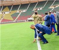 بعد تفقد رئيس الاتحاد الإفريقى ملعب الافتتاح ..  إيتو يؤكد جاهزية الكاميرون لتنظيم أمم إفريقيا 
