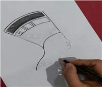  ورشة فنية لرسم رموز المنيا 