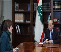 الرئيس اللبنانى: نرحب أممى بالمبادرة الكويتية والرد عليها بالاجتماع الوزاري العربي
