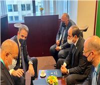 الرئيس السيسي يلتقى مع رئيس وزراء اليونان  بالعاصمة البلجيكية بروكسل