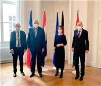 بيان مشترك لوزراء خارجية مصر وفرنسا وألمانيا والأردن حول عملية السلام في الشرق الأوسط