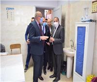 رئيس جامعة بني سويف يفتتح عيادة القدم السكري بالمستشفى الجامعى