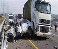 إصابة ٣ أشخاص في حادث تصادم4 سيارات ملاكي بالشيخ زايد