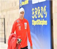 حسام يحتل ثاني مسابقة السباحة للمجموعة الثانية بتصفيات الرجال بكأس العالم للخماسي