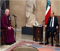  عون يلتقي رئيس أساقفة كانتربري: لبنان لا يزال يدفع ثمن تداعيات الحرب في سوريا