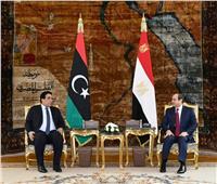الرئيس السيسي يستقبل بقصر الاتحادية رئيس المجلس الرئاسي الليبي