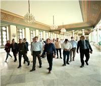  وزير السياحة والآثار يتفقد اللمسات النهائية لمشروع ترميم قصر محمد على بشبرا
