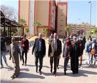 رئيس جامعة الأزهريتابع حركة تطويرالمدينة الجامعية للطالبات