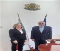 وزيرة العدل البلغارية تستقبل السفير المصري في صوفيا